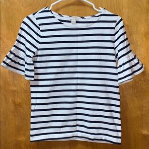 JCREW STRIPPED SHIRT